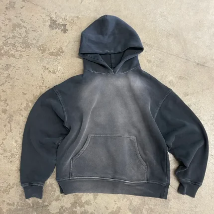 Blanks by Thirteen Faded Black Hoodie (2)