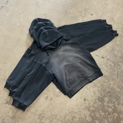 Blanks by Thirteen Faded Black Hoodie (3)