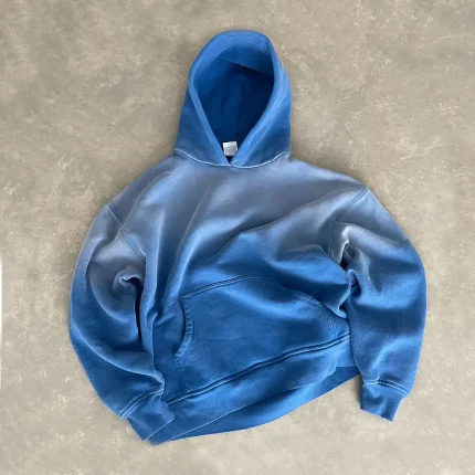 Blanks by Thirteen Faded Blue Hoodie (2)