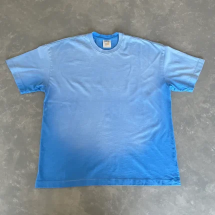 Blanks by Thirteen Faded Ice Blue T Shirt (6)