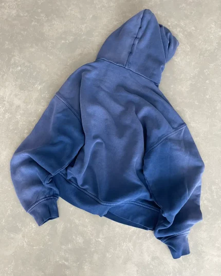 Blanks by Thirteen Faded Navy Hoodie (3)