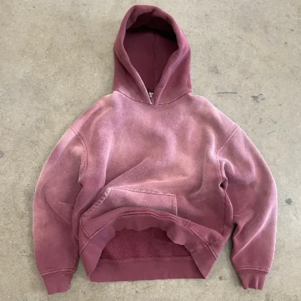 Blanks by Thirteen Faded Wine Hoodie (5)