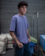 Blanks by Thirteen Faded Grape T Shirt (4)