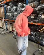 Blanks by Thirteen Faded Guava Hoodie (2)