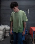 Blanks by Thirteen Faded Matcha T Shirt (3)