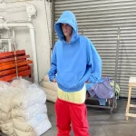 Blanks by Thirteen Lightweight Hoodie Baby Blue (2)