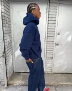 Blanks by Thirteen Perfect Hoodie Navy (1)