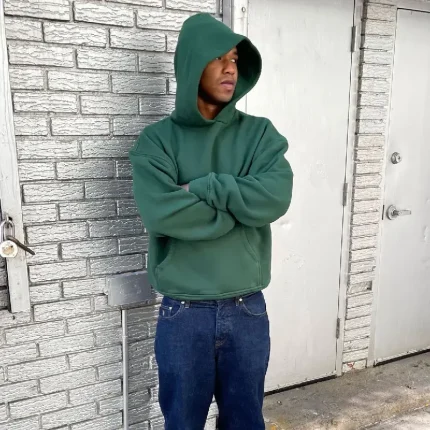 Blanks by Thirteen Perfect Hoodie Pine Green (1)