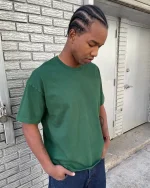 Blanks by Thirteen Perfect T Shirt Pine Green (1)