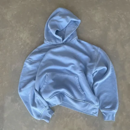 Blanks by Thirteen Vintage Ice Blue Hoodie (5)