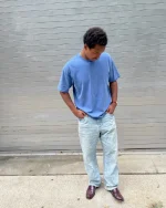 Blanks by Thirteen Vintage Navy T Shirt (3)
